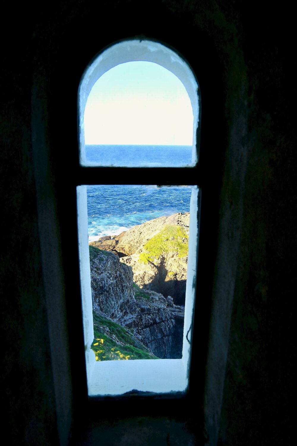 Looking southeast from a window of the South Solitary Lighthouse, 6 May 2019