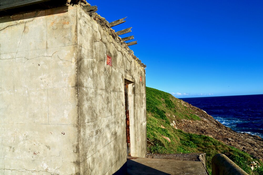 A close view of the Jetty storage shed, 6 May 2019