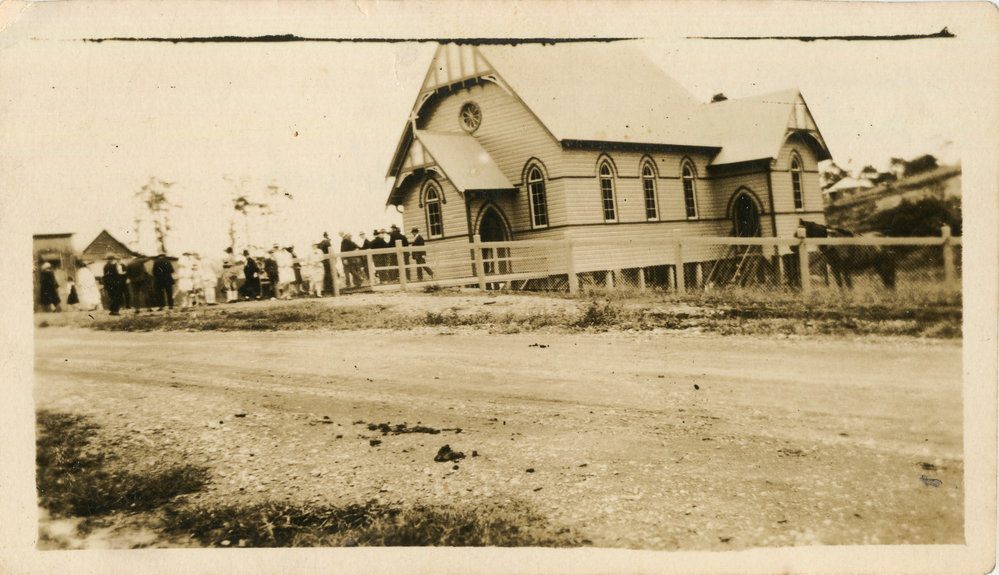 Opening day of the Coramba Church, 15 March 1927
