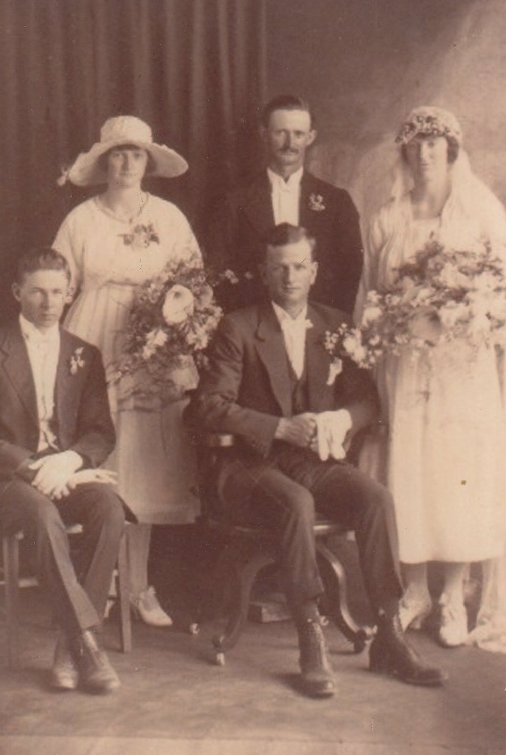 Wedding of Florrie Gardiner and John Murphy, 1902