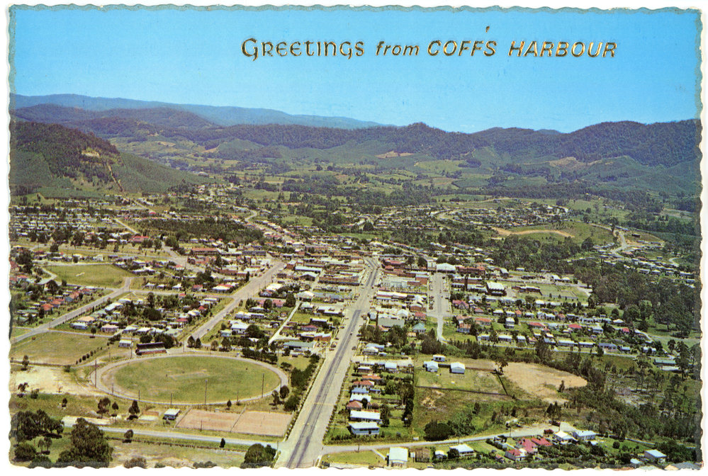 Aerial view of the City of Coffs Harbour