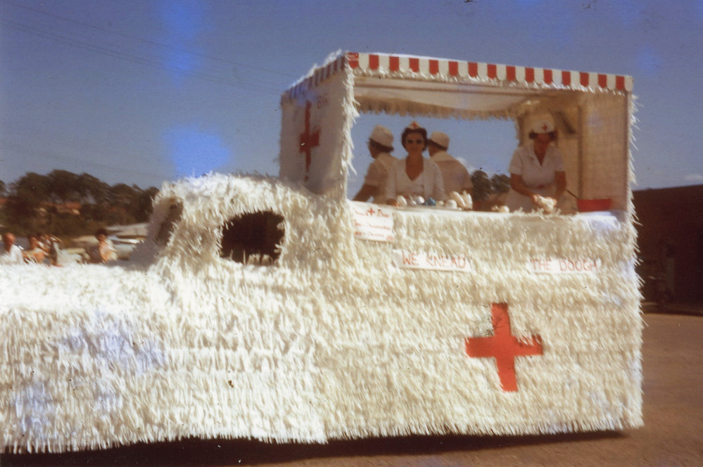 The Red Cross parade float, c.1960