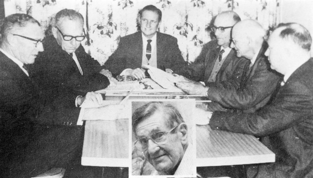 Signing the contract for the Northern Rivers television station, 1965