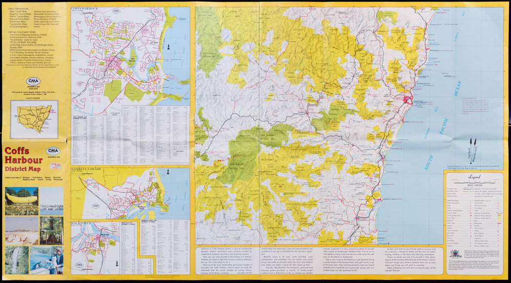 Coffs Harbour District Map 1988