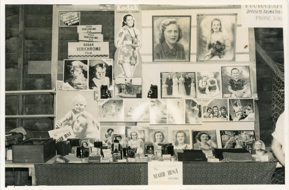 Photograph of Marie Hunt Studio's Display, late 1940s