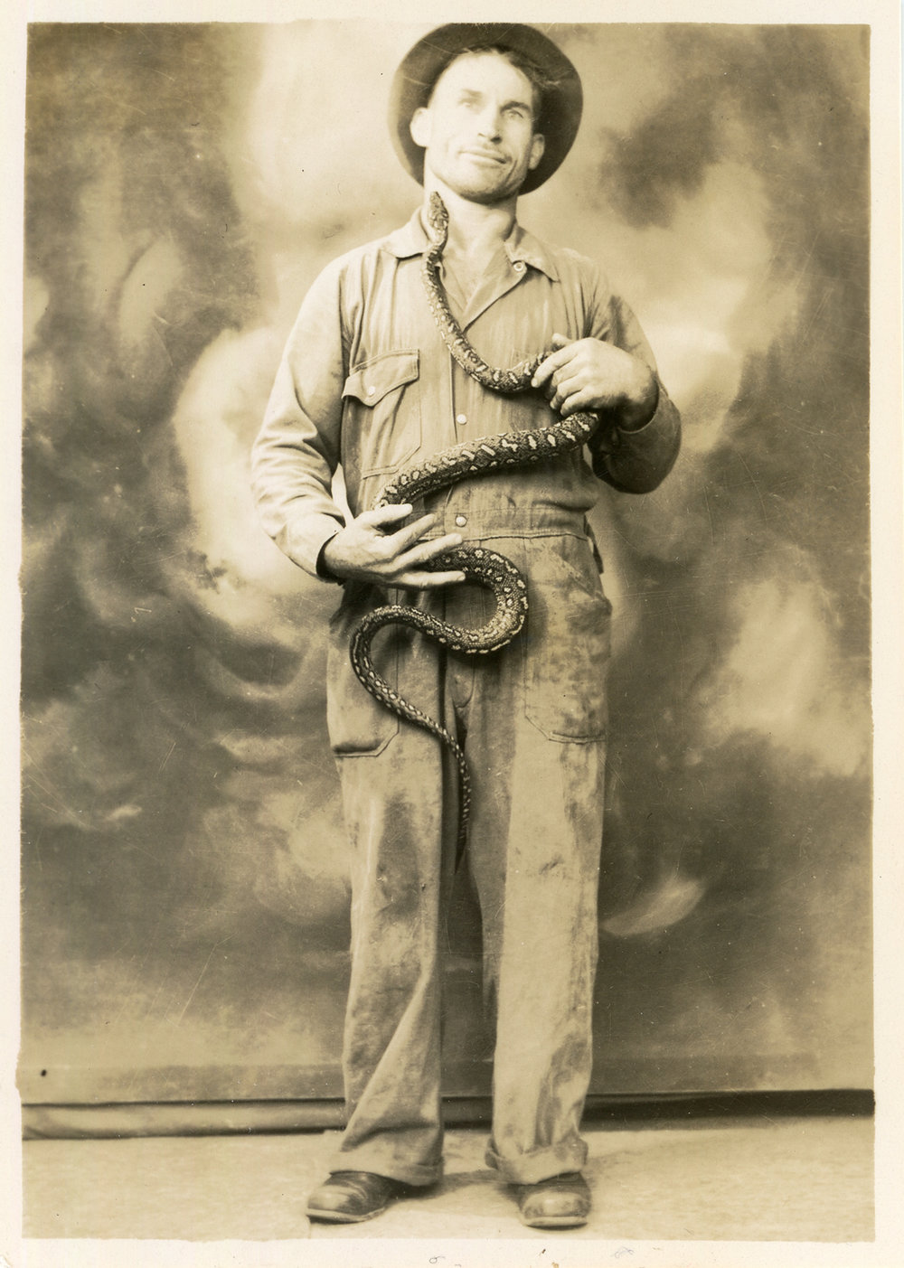 Photograph of Fred Walter with Joe Blake, c. 1950