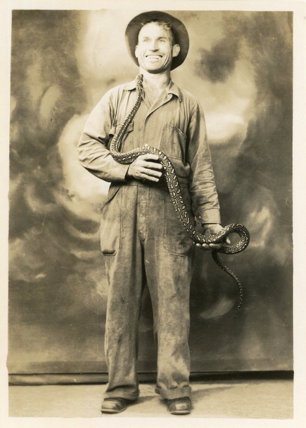 Photograph of Fred Walter with Joe Blake, c. 1950