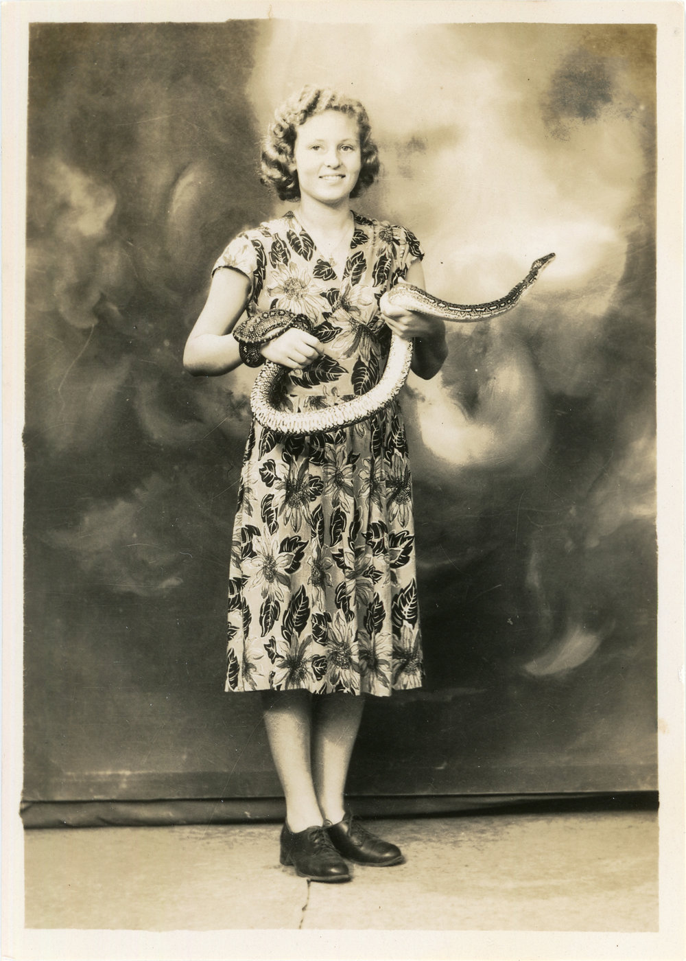 Photograph of Roma Hetherington with Joe Blake, c. 1950