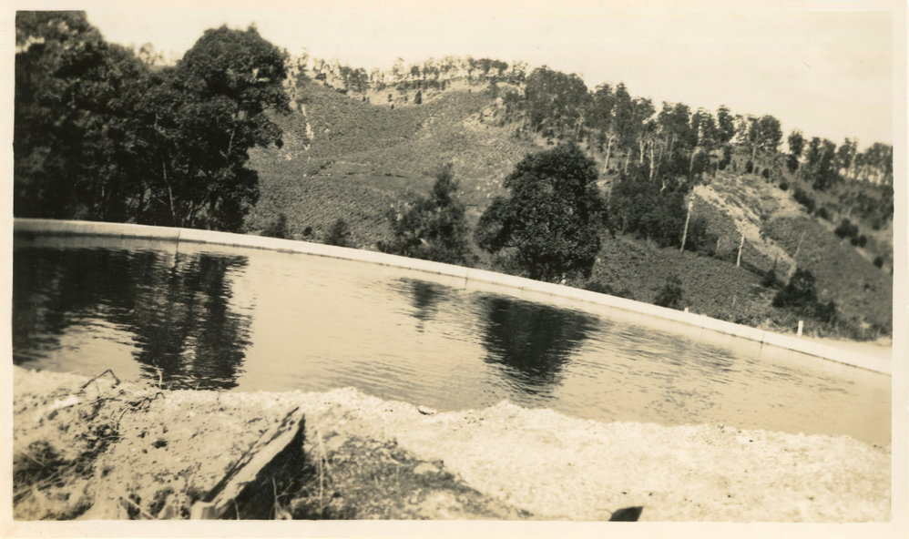 Photograph of Reservoir Site on Red Hill, c. 1950