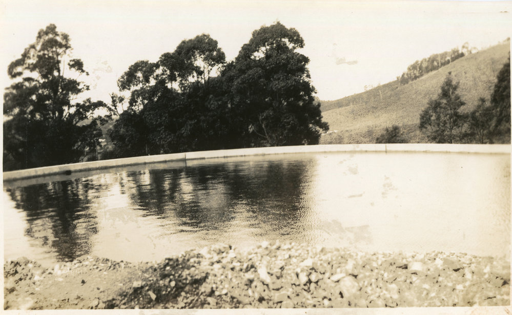 Photograph of Reservoir Site on Red Hill, c. 1950