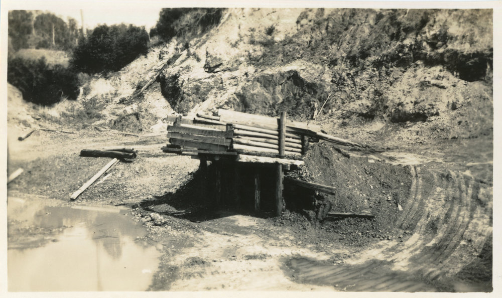 Photograph of Public Works Dump on Reservoir Site, Red Hill, 1950