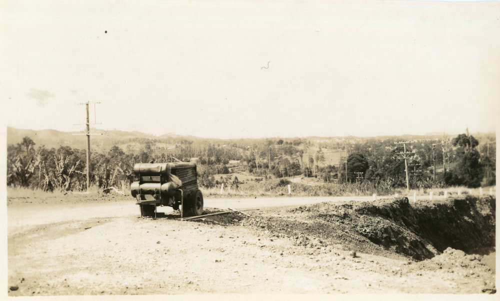Photograph of Public Works Dump on Reservoir Site, Red Hill, c. 1950