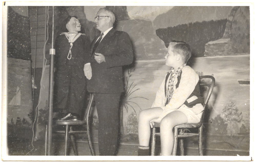 Jack Gerard performing ventriloquism