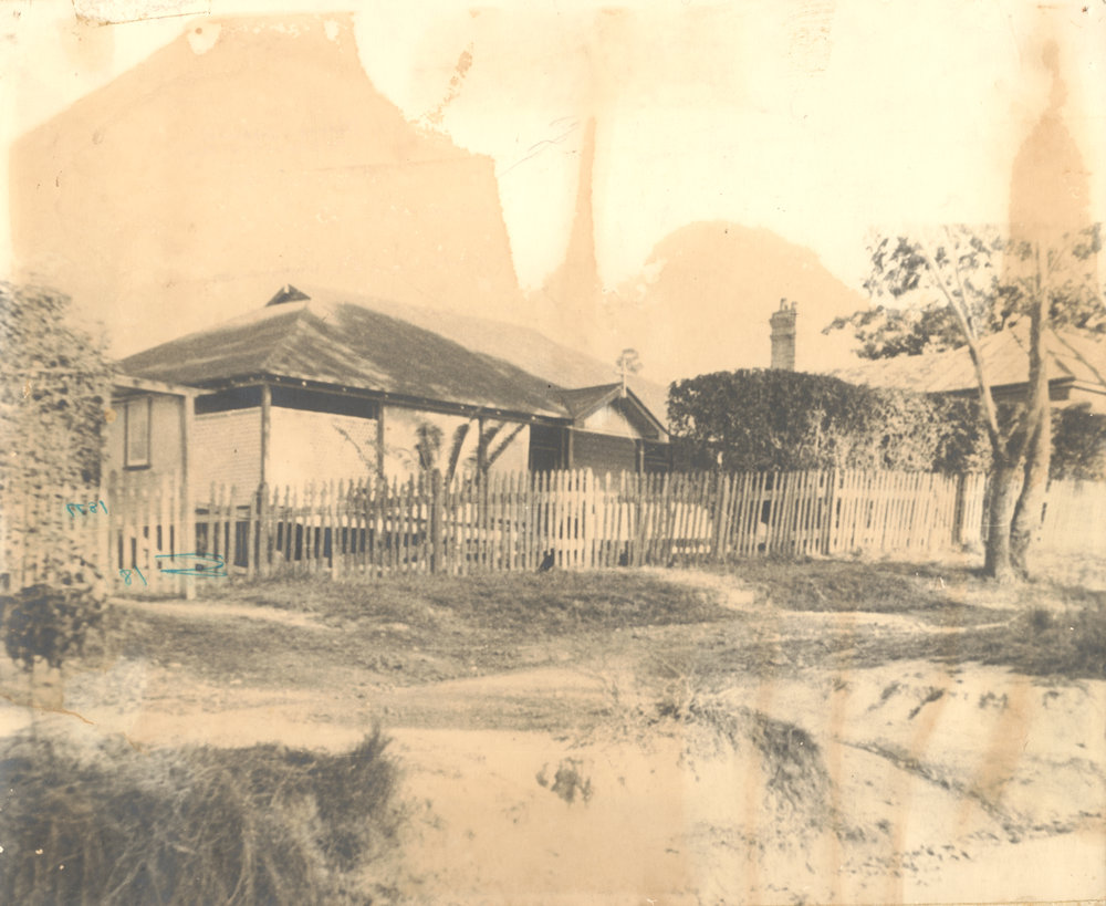 Church with picket fence