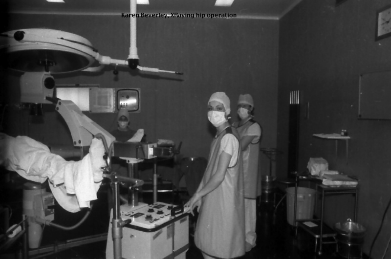 X-Ray machinist Karen Beverley at the old Coffs Harbour Hospital