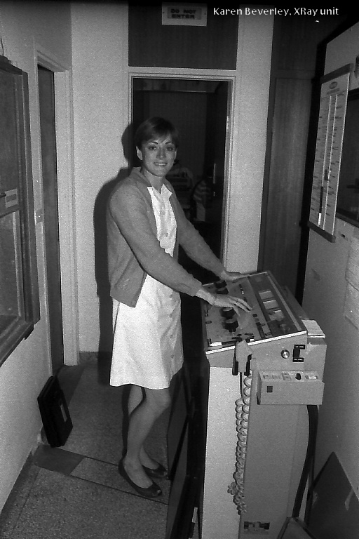 X-Ray machinist Karen Beverley at the old Coffs Harbour Hospital