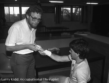 Occupational therapist Garry Kidd at the old Coffs Harbour Hospital