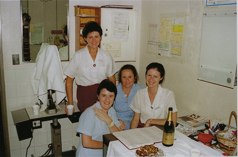 Nurses at the old Coffs Harbour Hospital, 1977