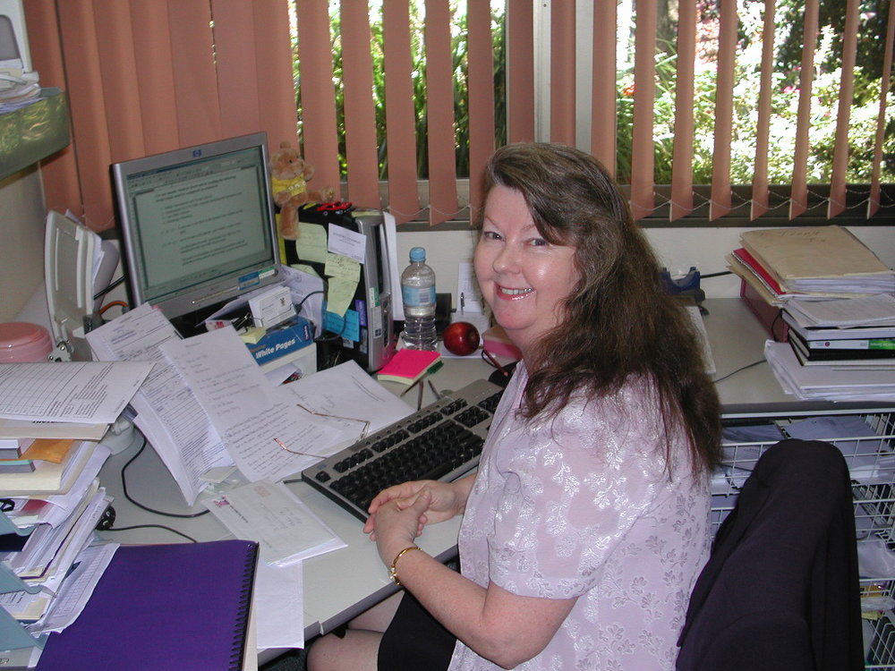 Administration Secretary Susette McGarry at Baringa Private Hospital, 2006