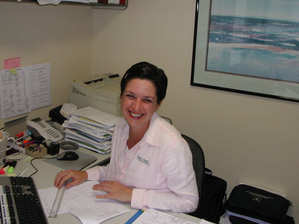 Nursing Director's Secretary Carmen Tester at Baringa Private Hospital, 2006