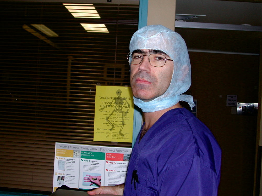 Orthopaedic Surgeon Doctor Peter Summersell at Baringa Private Hospital, 2006