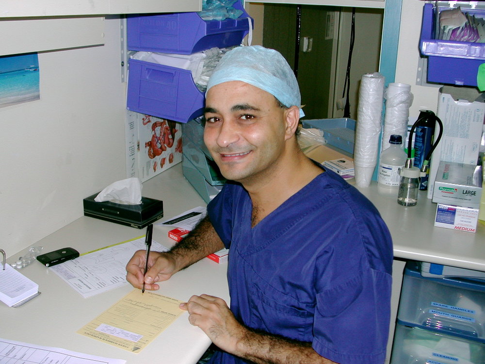 Colo-rectal Surgeon Professor Ned Abraham at Baringa Private Hospital, 2006