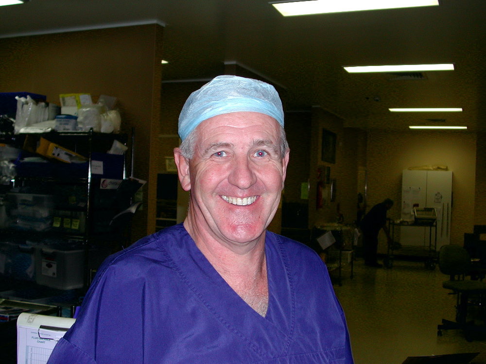 Gynaecologist Doctor Bob Garland at Baringa Private Hospital, 2006