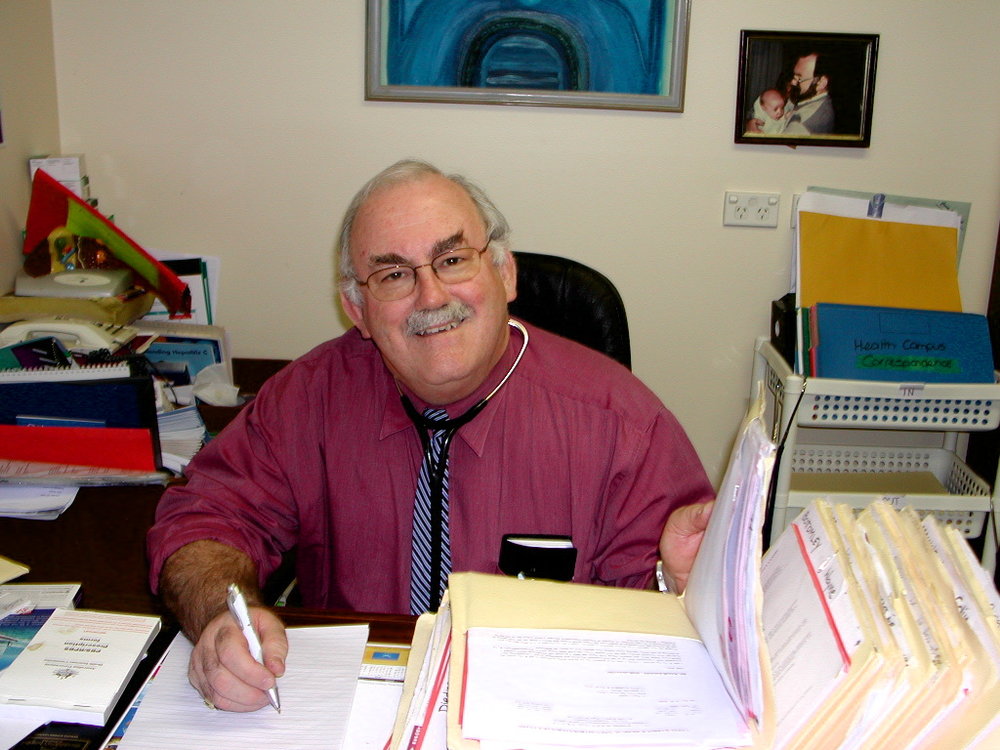 Physician Doctor John Wenman at Baringa Private Hospital, 2006