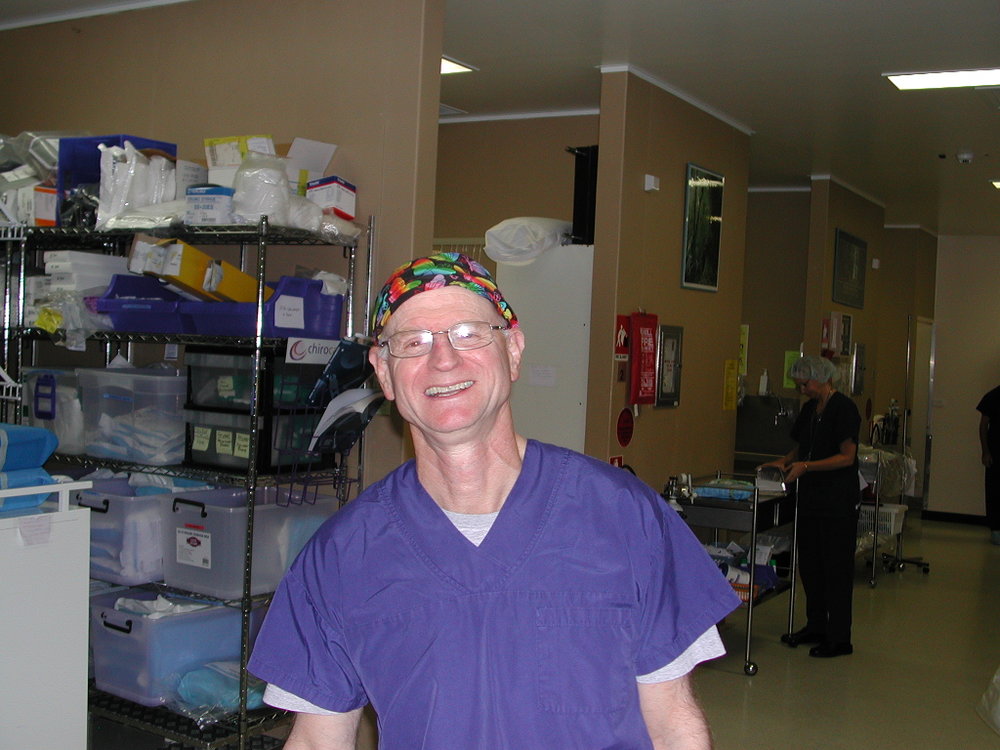 Anaesthetist Doctor Malcolm Smith at Baringa Private Hospital, 2006