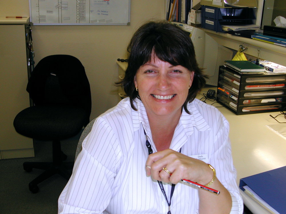 Ward Clerk Debbie Tolhurst at Baringa Private Hospital, 2006