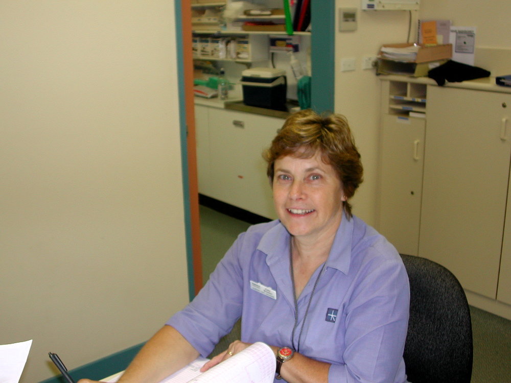 Surgical Ward Sister Gay Bowen at Baringa Private Hospital, 2006