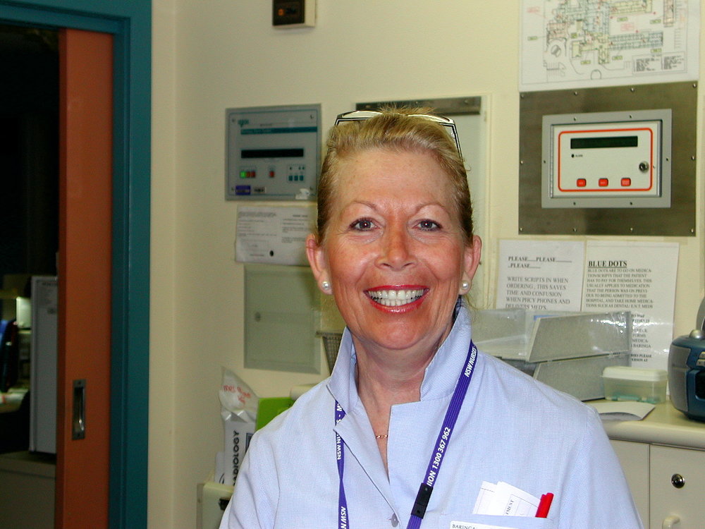 Sister Denise Knight at Baringa Private Hospital, 2006