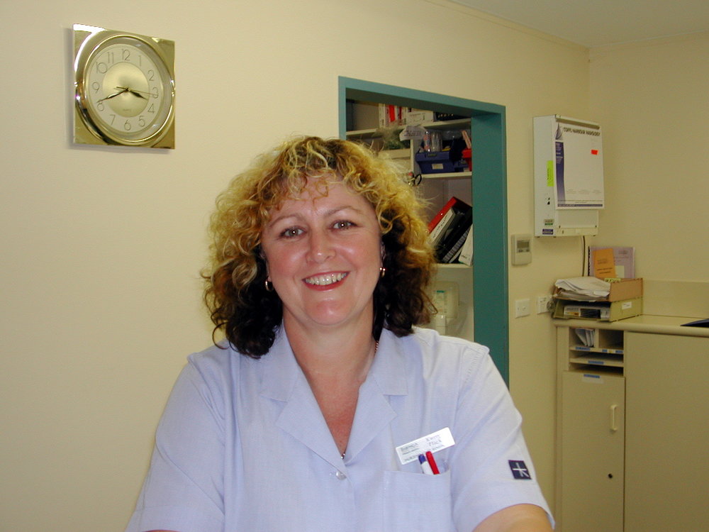 Nurse Unit Manager Sister Kerry Flick at Baringa Private Hospital, 2006