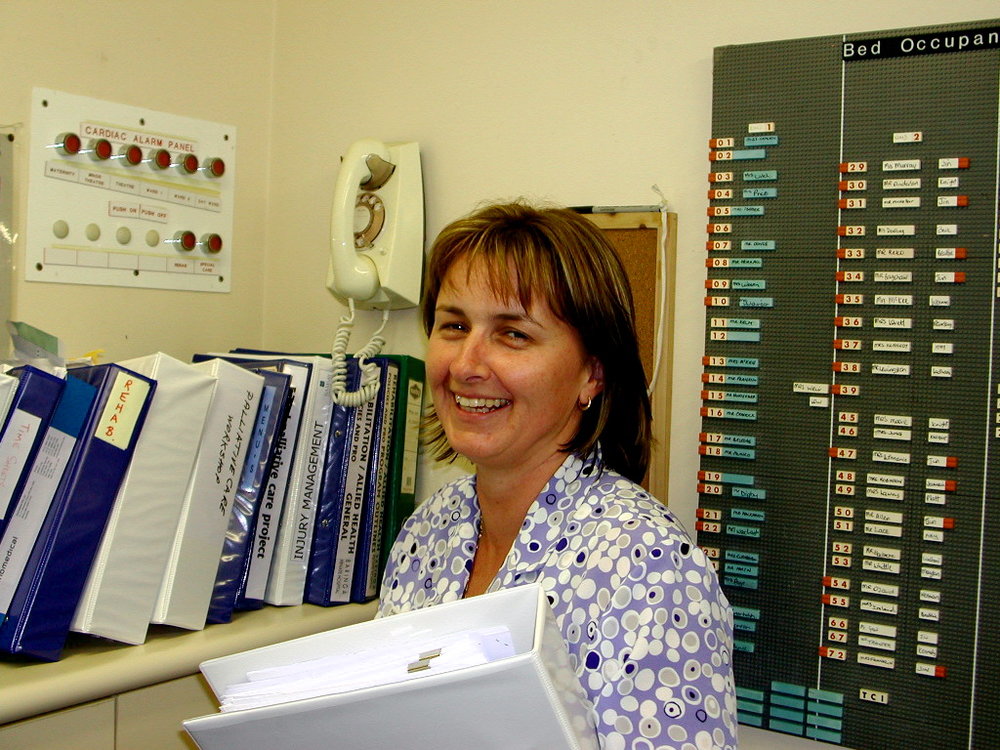 Sister Leanne Cumming at Baringa Private Hospital, 2006