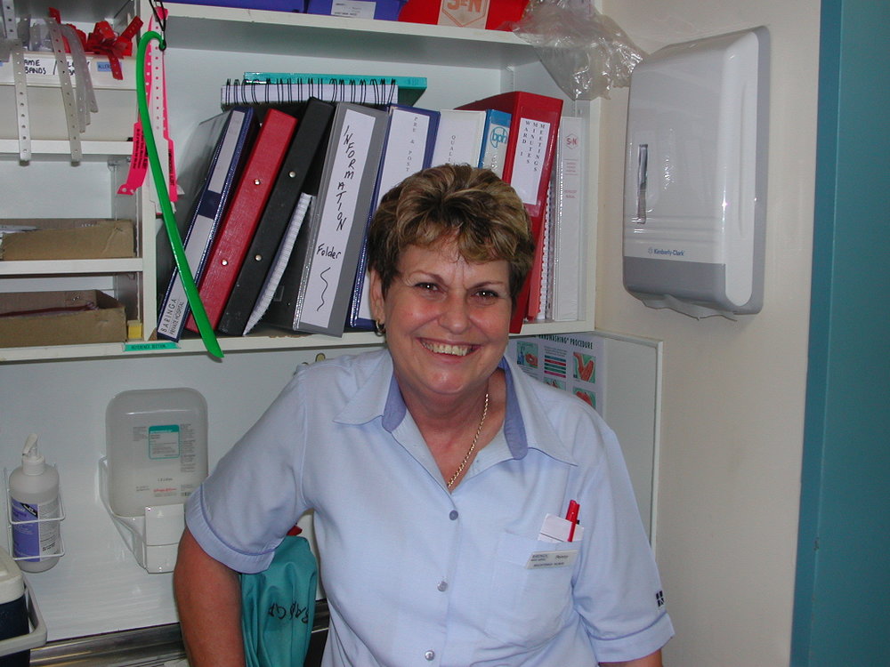 Nursing Sister Penny Martin at Baringa Private Hospital, 2006