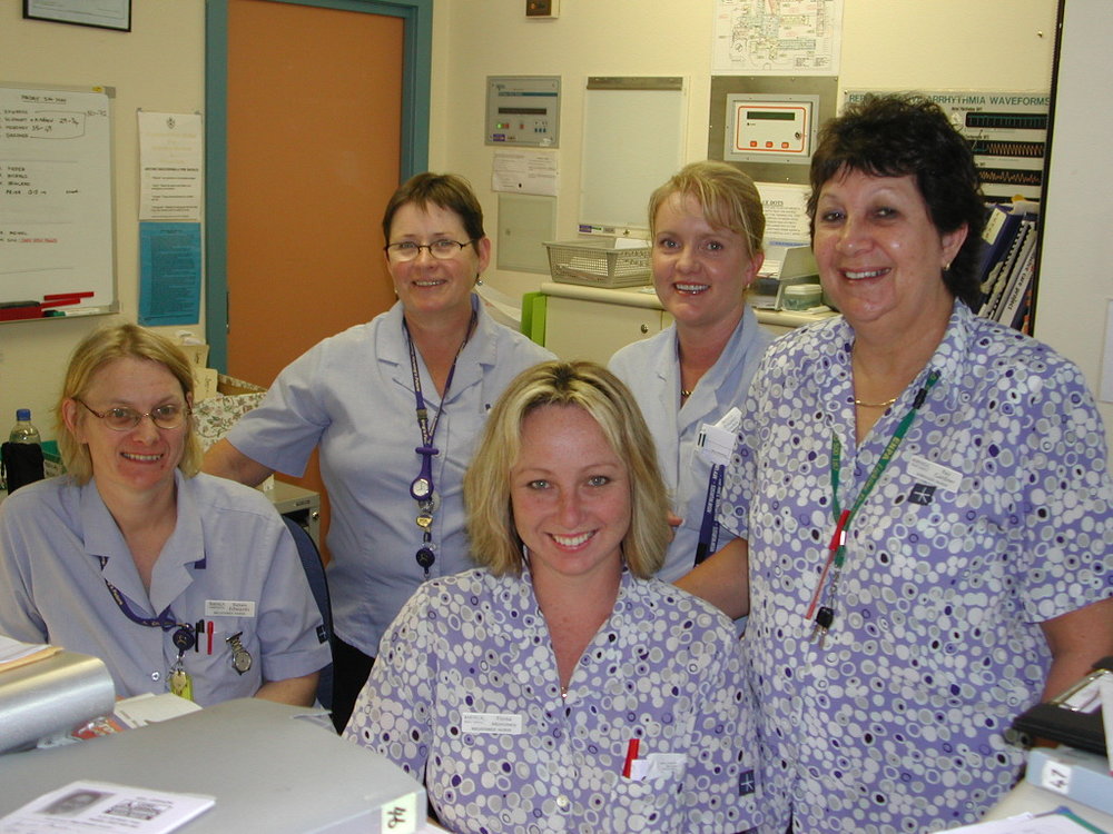 Ward Two staff at Baringa Private Hospital, 2006