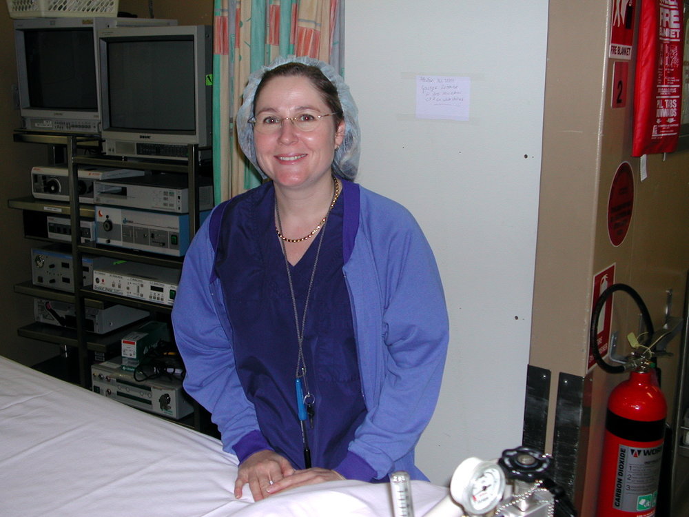 Theatre Sister Katrina Tonniges in Baringa Private Hospital Theatre, 2006