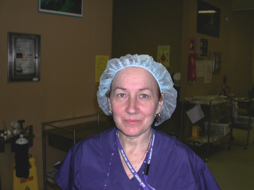 Theatre Nurse Audrey Reko in Baringa Private Hospital Theatre, 2006