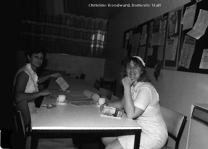 Domestic staff at the old Coffs Harbour Hospital, 1985