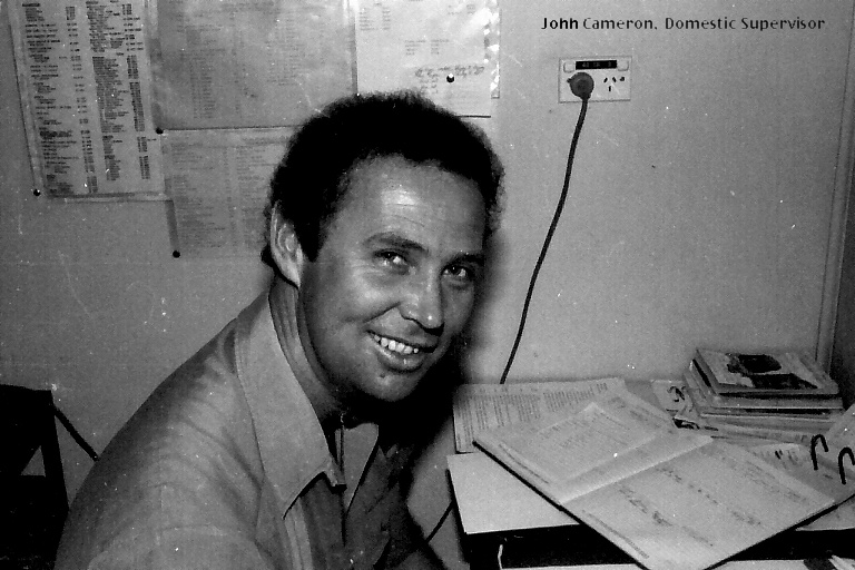 John Cameron at the old Coffs Harbour Hospital, 1985