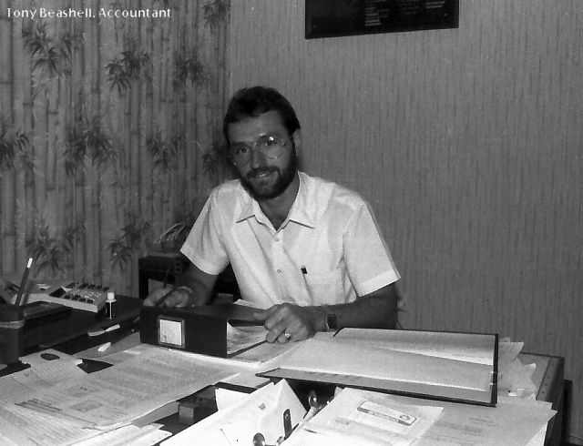 Tony Beashell at the old Coffs Harbour Hospital, 1985