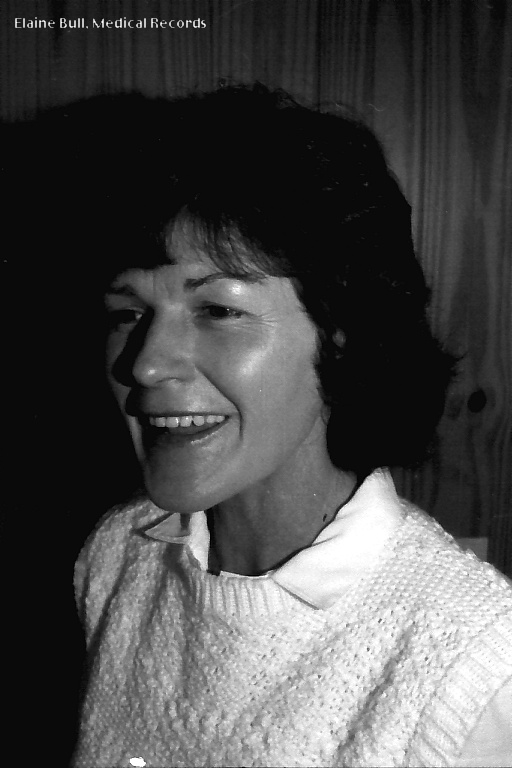 Elaine Bull at the old Coffs Harbour Hospital, 1985
