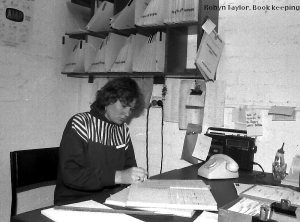 Robyn Taylor at the old Coffs Harbour Hospital, 1985