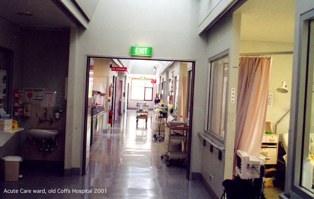 Acute Care ward of the old Coffs Harbour Hospital, 2001