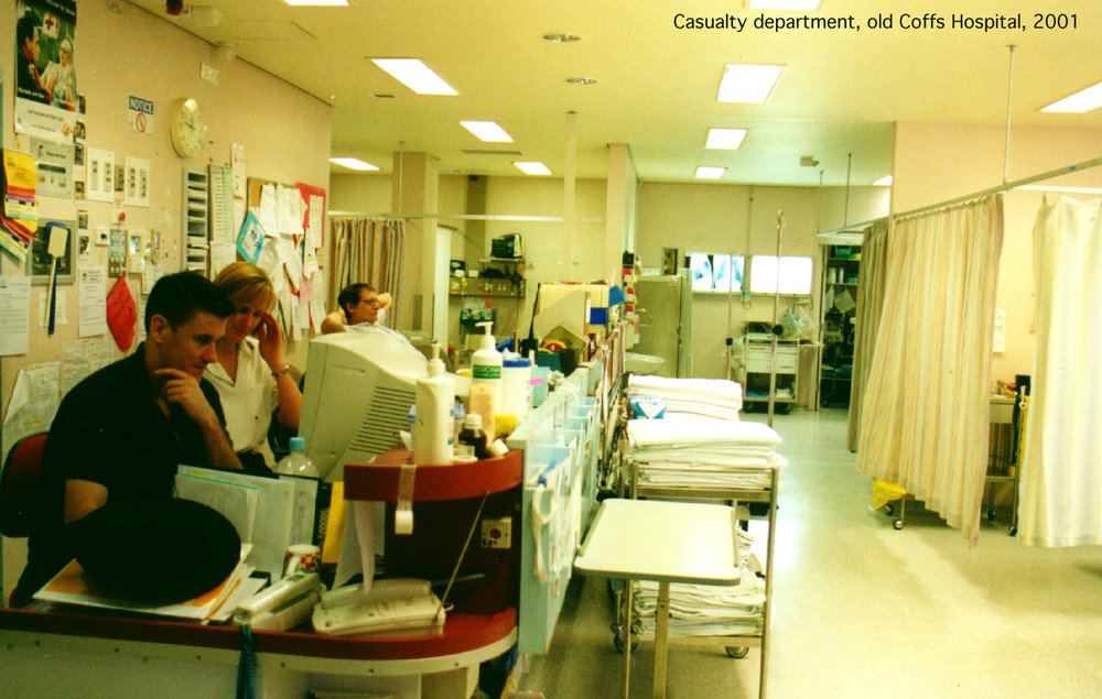 Casualty Department of the old Coffs Harbour Hospital, 2001