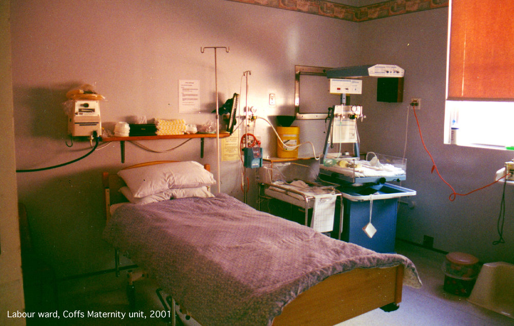 A Labour Ward in the Maternity Unit at the old Coffs Harbour Hospital, 2001
