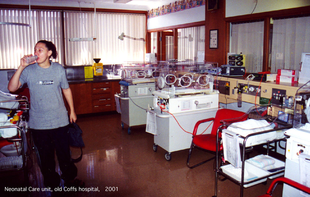 Neonatal Care Unit at the old Coffs Harbour Hospital, 2001