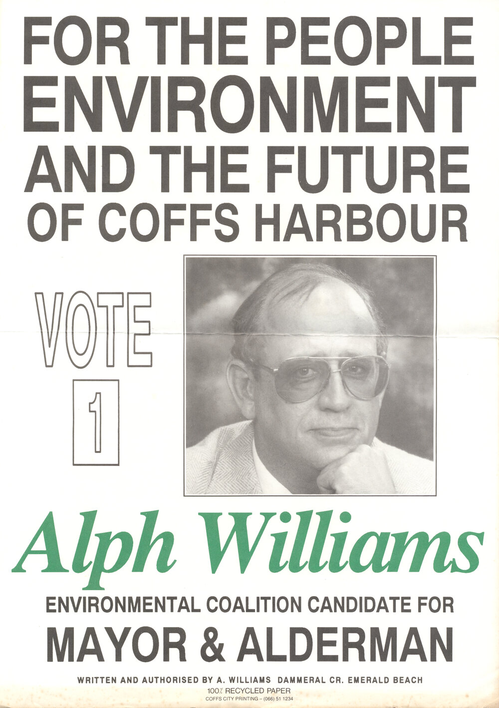 Vote 1 Alph Williams