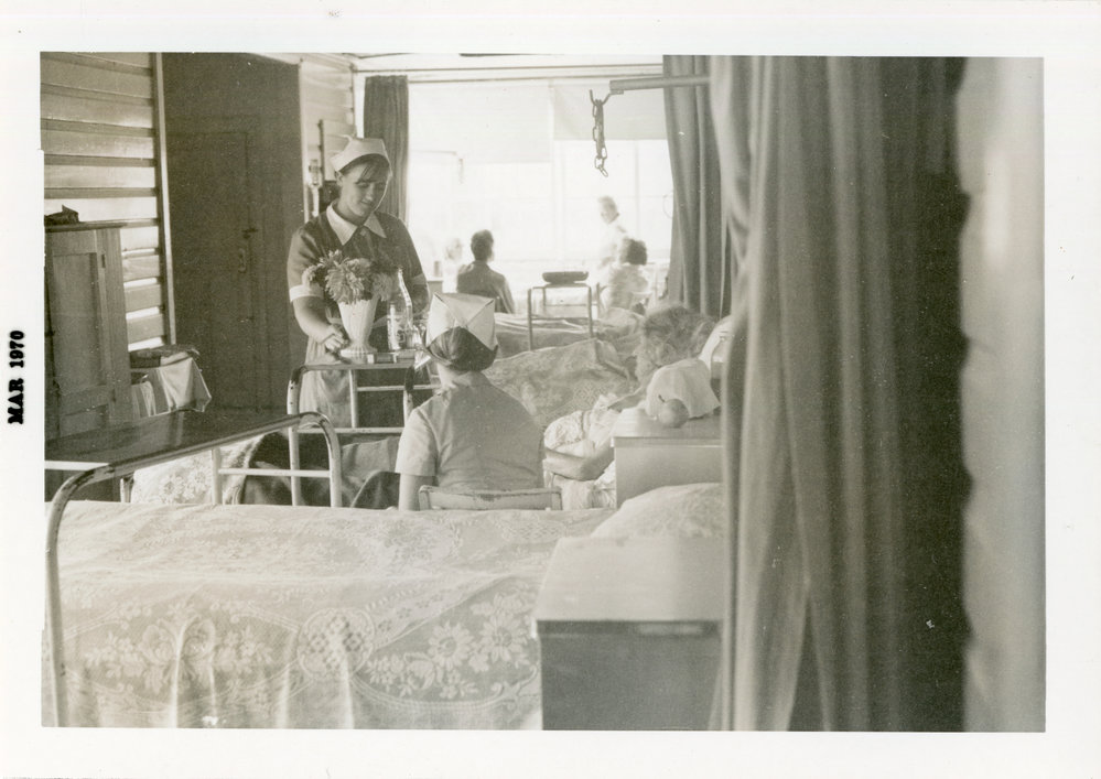 Ladies' recovery ward in the old Coffs Harbour hospital, March 1970