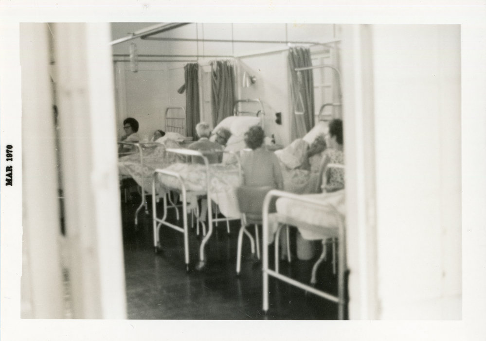 Ladies' recovery ward in the old Coffs Harbour hospital, March 1970